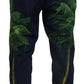 Dolce & Gabbana Black Cotton Printed Men Pants