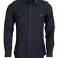 Dolce & Gabbana Elegant Gray Cotton Collared Shirt