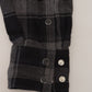 Dolce & Gabbana Black Gray Check Men Long Sleeves Shirt