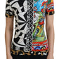 Dolce & Gabbana Multicolor Printed Women Exclusive Shirt Top