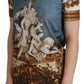 Dolce & Gabbana Multicolor DG Logo Angel Printed Shirt Top