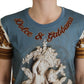 Dolce & Gabbana Multicolor DG Logo Angel Printed Shirt Top