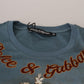 Dolce & Gabbana Multicolor DG Logo Angel Printed Shirt Top