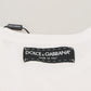 Dolce & Gabbana T-shirt Top White Textured Short Sleeve