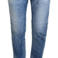 Dsquared² Blue Cotton Low Waist Cropped Denim Cool Girl Jeans