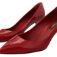 Dolce & Gabbana Exquisite Red Patent Leather Pumps