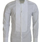 Dolce & Gabbana White Cotton Long Sleeves Mens Formal Shirt