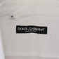 Dolce & Gabbana White Cotton Long Sleeves Mens Formal Shirt