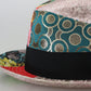 Dolce & Gabbana Multicolor Patchwork Women Fedora Wide Brim Hat