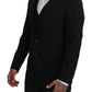 Dolce & Gabbana Black Jacket Vest 2 Piece MARTINI Blazer