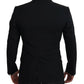 Dolce & Gabbana Black Jacket Vest 2 Piece MARTINI Blazer