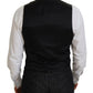 Dolce & Gabbana Black Virgin Wool Waistcoat Formal Vest