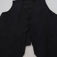 Dolce & Gabbana Black Virgin Wool Waistcoat Formal Vest