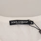 Dolce & Gabbana White DG Prince Crew Neck Pullover Sweater