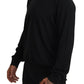 Dolce & Gabbana Black Cashmere Collared Pullover Sweater