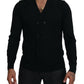 Dolce & Gabbana Black Cashmere Button Down Cardigan Sweater