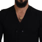 Dolce & Gabbana Black Cashmere Button Down Cardigan Sweater