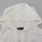 Dolce & Gabbana White Cotton Hooded Sweatshirt Logo Sweater