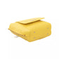 Baldinini Trend Elegant Yellow Shoulder Flap Bag with Golden Details