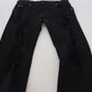 Dolce & Gabbana Black Slim Fit Tattered Denim Cotton Jeans