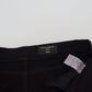 Dolce & Gabbana Black Slim Fit Tattered Denim Cotton Jeans