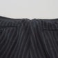 Dolce & Gabbana Dark Gray Stripes Chino Dress Pants