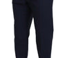 Dolce & Gabbana Dark Blue Cotton Chino Formal Pants