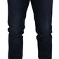 Dolce & Gabbana Dark Blue Cotton Stretch Skinny Denim Jeans