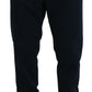 Dolce & Gabbana Blue Cotton Dress Formal Men Pants