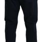 Dolce & Gabbana Blue Cotton Dress Formal Men Pants