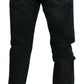 Dolce & Gabbana Blue Cotton Skinny Denim Jeans