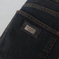 Dolce & Gabbana Blue Cotton Skinny Denim Jeans