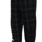 Dolce & Gabbana Multicolor Checkered Wool Men Jogger Pants