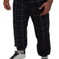 Dolce & Gabbana Multicolor Checkered Wool Men Jogger Pants