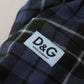 Dolce & Gabbana Multicolor Checkered Wool Men Jogger Pants