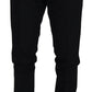 Dolce & Gabbana Black Wool Chino Dress Formal Pants