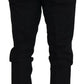 Dolce & Gabbana Black Wool Chino Dress Formal Pants