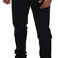 Dolce & Gabbana Black Wool Chino Dress Formal Pants