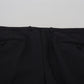 Dolce & Gabbana Black Wool Chino Dress Formal Pants