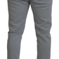 Dolce & Gabbana Gray Black Jogger Pants