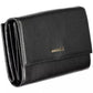 Coccinelle Elegant Dual-Part Leather Wallet in Classic Black