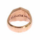 Nialaya Pink Gold 925 Silver Authentic Clear Ring