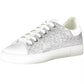 Emporio Armani Silver White Sneakers