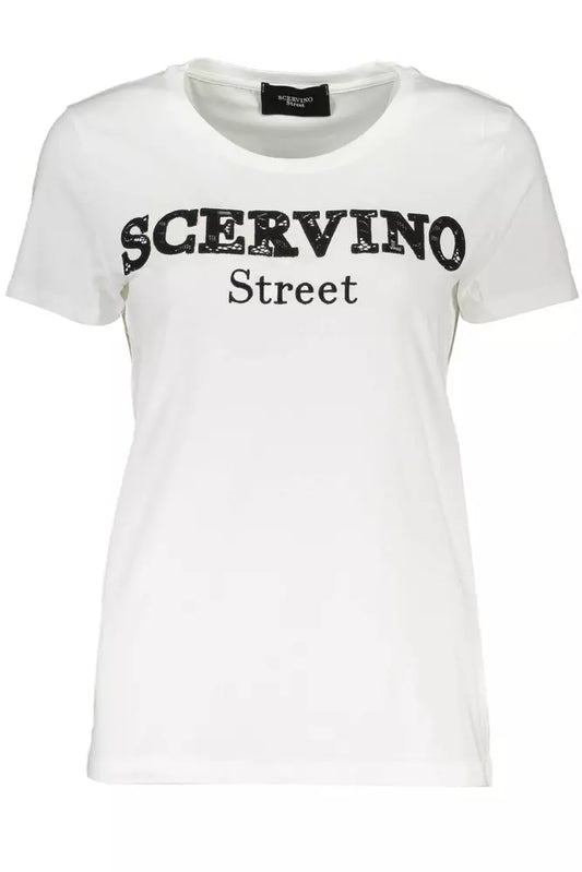 Scervino Street White Logo T-Shirt