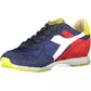 Diadora Blue Fabric Sneaker