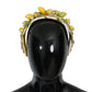 Dolce & Gabbana Yellow Lemons Sicily Crystal Diadem Tiara Headband