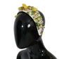 Dolce & Gabbana Yellow Lemons Sicily Crystal Diadem Tiara Headband