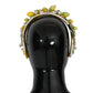 Dolce & Gabbana Yellow Lemons Sicily Crystal Diadem Tiara Headband