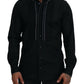 Dolce & Gabbana GOLD Black Tuxedo Slim Fit Cotton Shirt