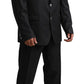 Dolce & Gabbana Black MARTINI Single Breasted 2 Piece Suit